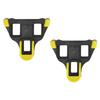 TB-011 Uniwersalne bloki do roweru szosowego 6 stopni luzu samozamykające pedały rowerowe zestaw bloków czarno-żółty