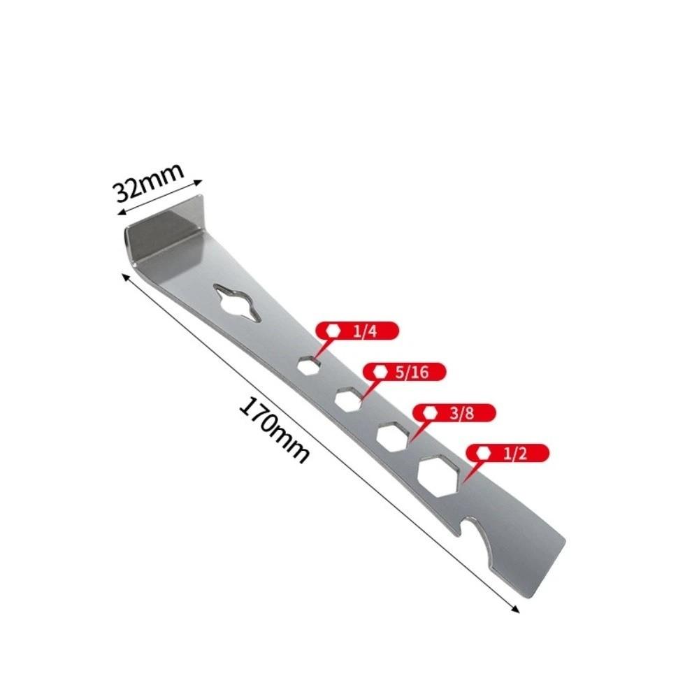 Ergonomic Handle Multifunctional Pry Bar Lightweight Design Scraper Tool Car Repair S