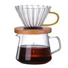 Gugrida 400ml600ml Coffee Server, Drip Coffee Server, Hand Drip Coffee Server, Heat and Cold Resistant, High Boron Silica Glass Material, Non-Toxic,