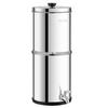 Gravity-fed Water Filter System, 1.5G 304 Stainless-Steel Countertop System, Water Filtration System, Reduces Lead and Up To 99% of Chlorine, with 2