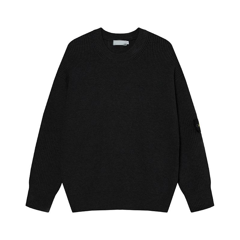 Unisex Autumn/Winter Round Neck High-Quality Knit Pullover Sweater