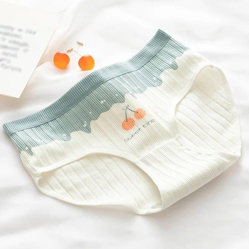 

Трусики Sweet Cherry, женские нитки с милым бантом, мягкие дышащие хлопковые трусы с промежностью, студенческие шорты со средней талией XL