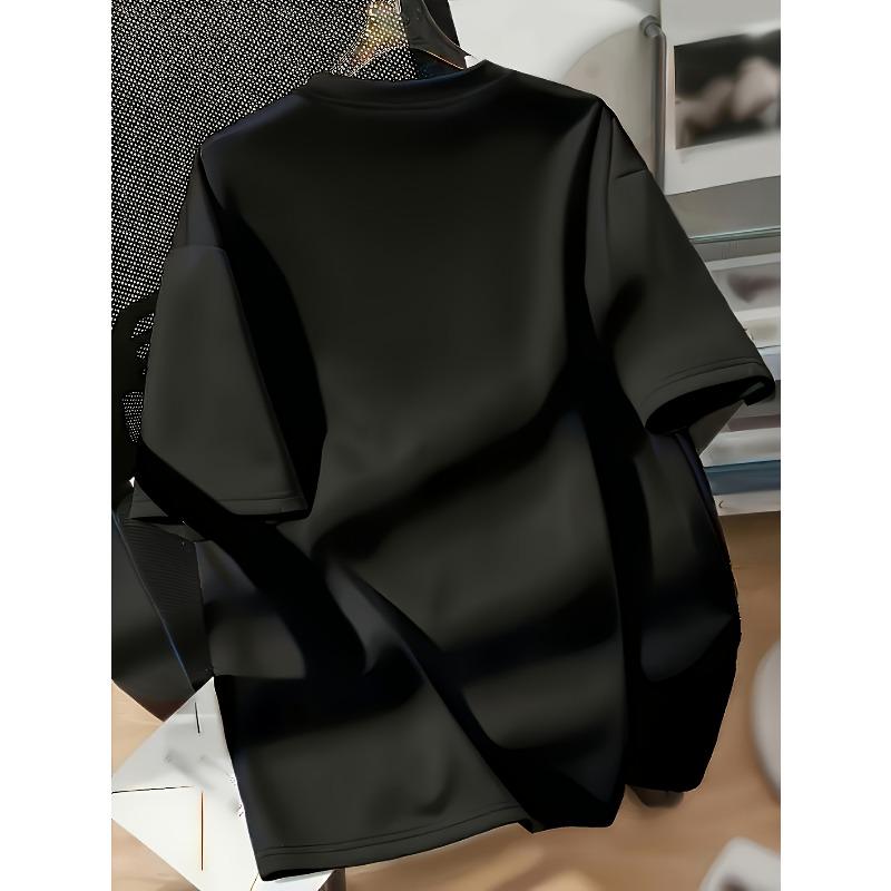 Tamanhos Europeus Moda Feminina Camiseta de Gola Redonda