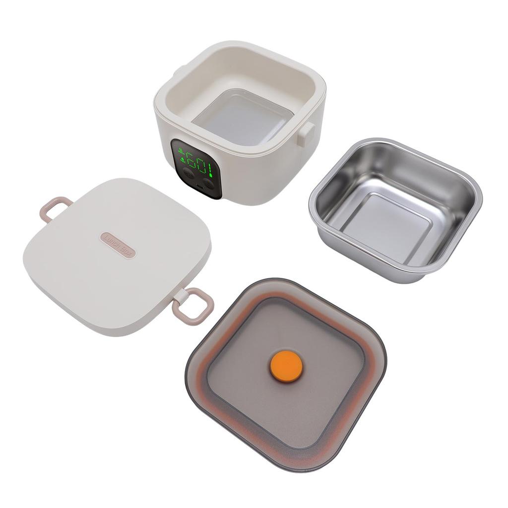 Intelligent Constant Temperature Bowl 500ml 7 Gears Timer Fast Heating Insulated Stainless Steel