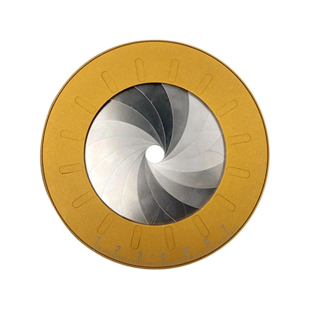 Professional Circle Stencil Tool, Gold Template with Rotating