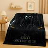 HD Classic Gun Game Call of Duty COD Ghost Simon Flannel Blanket,Ultra Soft Warm Plush Throw for Home Bedroom Bed Sofa Cover Kid