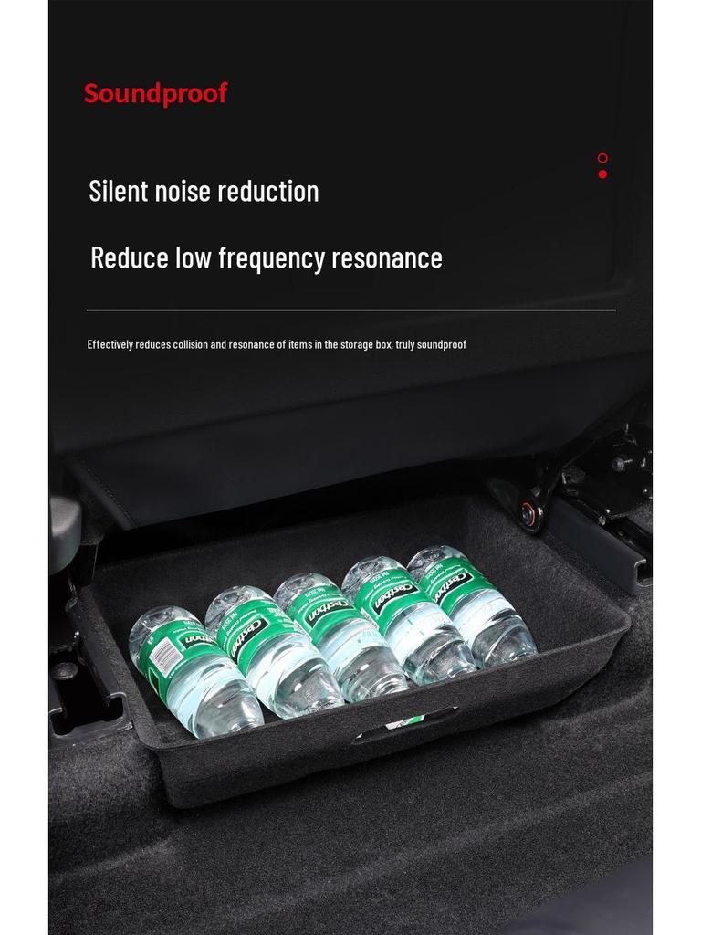 Teslas Model Y Under-Seat Storage Organizer - Interior Accessory