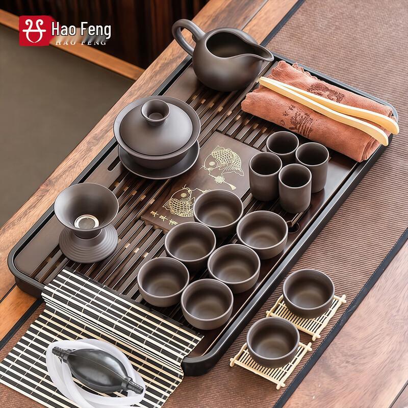 

Haofeng 2025 Kung Fu Tea Set with Tray