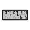 Large Screen Clock Living Room Wall Clock Temperature & Humidity Display Creative Modern Minimalist Clock Wall-Mountable or Freestanding