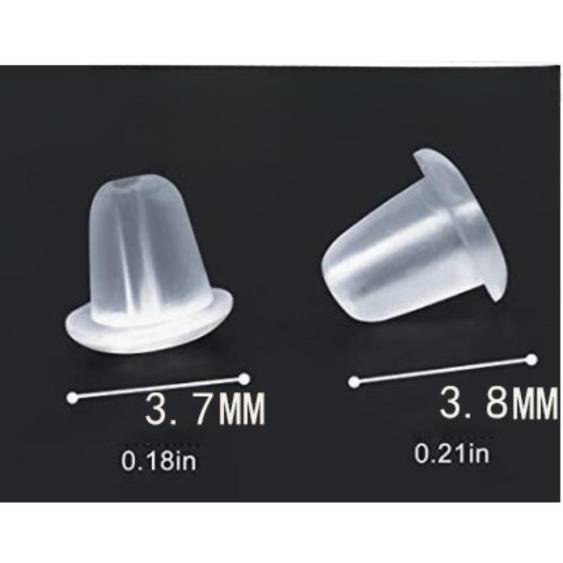 

Силиконовые берушиПрозрачные пластиковые силиконовые кожаные беруши Заглушки для ушей Заушные кольца Заушные пряжки против выпадения Резиновые насадки Universal version(100pcs)