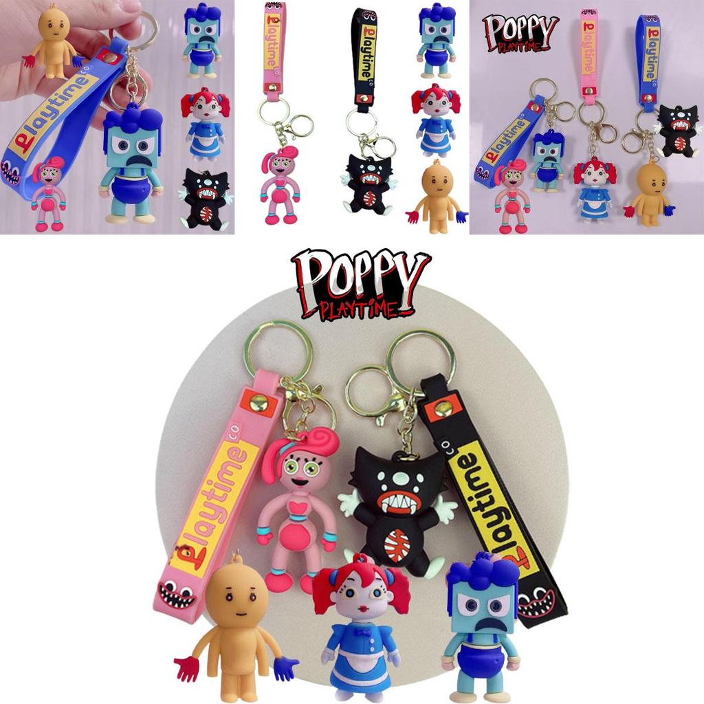 Poppy Playtime Keychains Mommy Long Legs Keyring Figures Gift