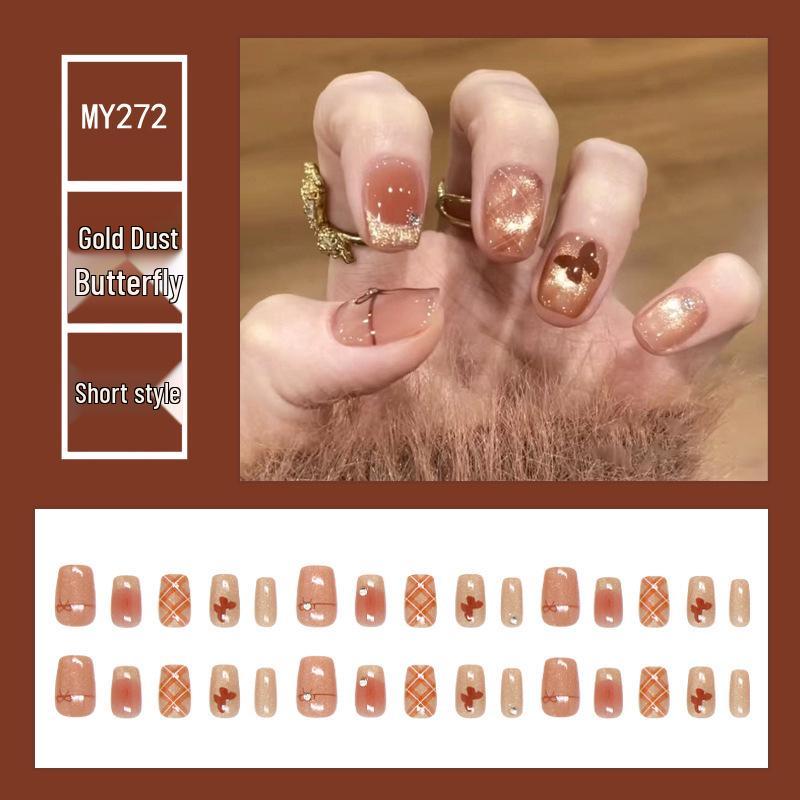 Chasing Light Cat's Eye Crystal Nails: Handmade, Detachable, Flash Diamond Design for Trendy, Stylish Looks.