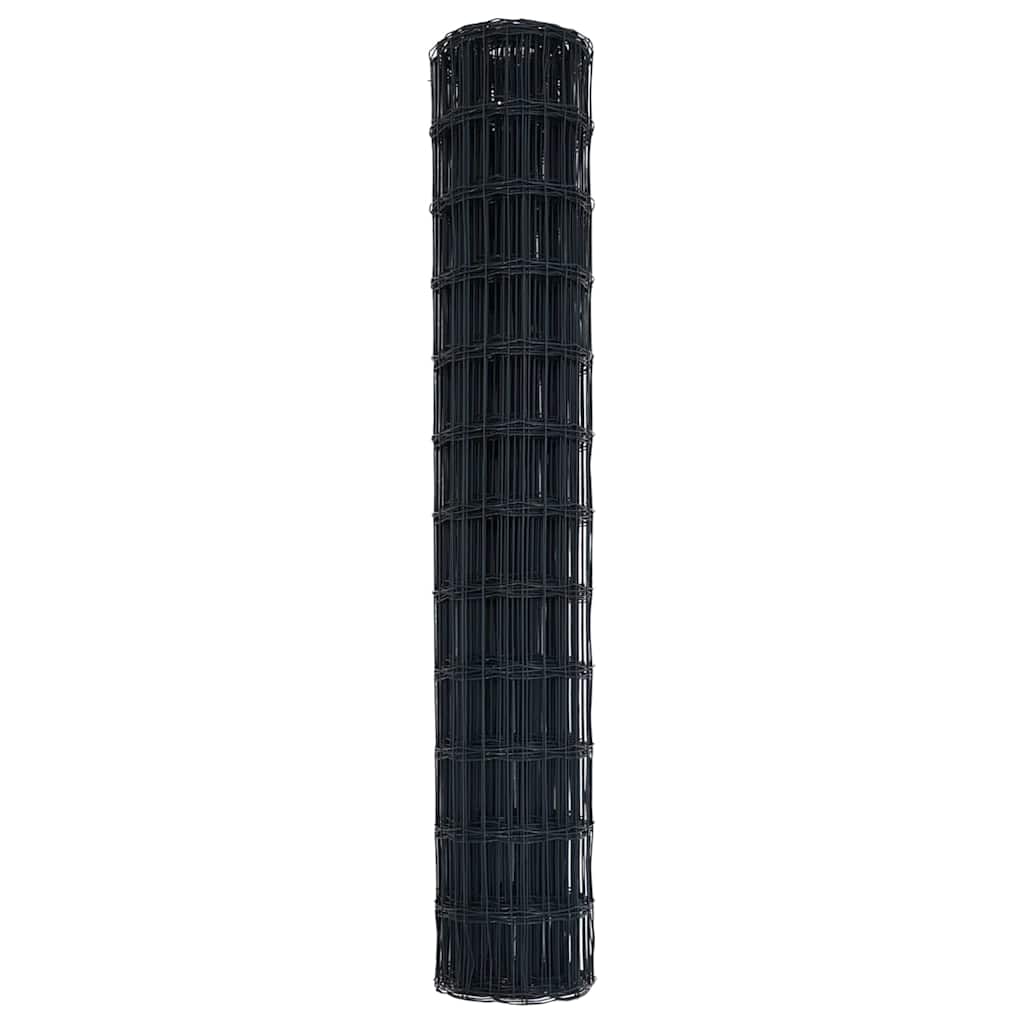 Euro Fence Gray 1 X 10 M PVC Coated Iron