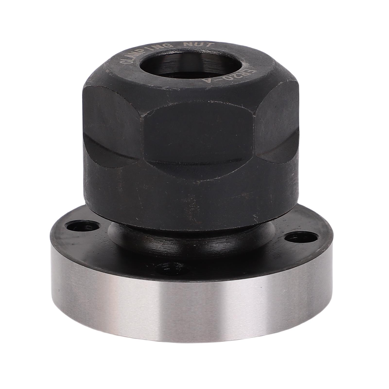 

4 Holes Chuck Seat 4 Holes Chuck Seat ER20-D45 Eccentric Nut Flange Collet Holder for Lathe Machining Center Lathe Collet Holder