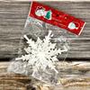 12CM 3D Snowflake Christmas Tree Ornaments, In Stock
