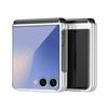 Pour Samsung Galaxy Z Flip7 5G Coque Transparente PC Électroplaquée Rigide Housse de Téléphone