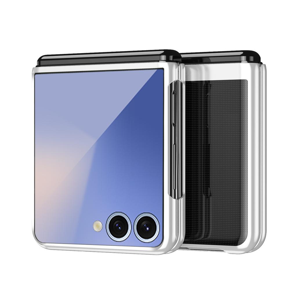 Für Samsung Galaxy Z Flip7 5G Hülle Klar PC Galvanisiert Hart Handyhülle