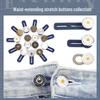 Adjustable No-Sew Retractable Jeans Waist Extender Buttons