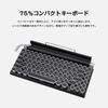 OUSEITECH Mechanical Blue LED Waterproof Compatible with Retro Stylish for Use Typewriter-Style Keyboard, Switches, Backlight, Hot-Swap, 83-Key