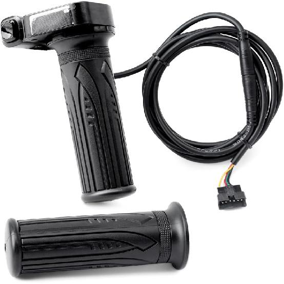 48V Throttle Display Accelerator Grip Replacement for Jetson Haze Folding EBike for DYU Y16 Electric Bicycle, with Cruise Control Function Key and