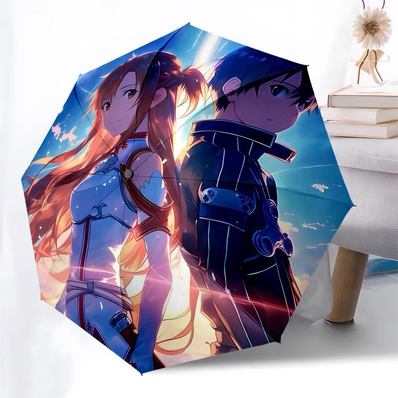Fantasy Alice Automatic Opening and Closing, 8 rib Structure Portable Umbrella, Suitable for Men and Women in All Seasons  Perfect Gift for