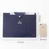 A4 Button Closure Accordion Folder For Student Office Document Bag