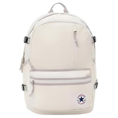 Straight Edge Polyester Backpack Unisex White UA5797-G4N