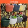 Beautifully Crafted Wall Hanging Flower Pot Featuring Resin Imitation Rattan Design