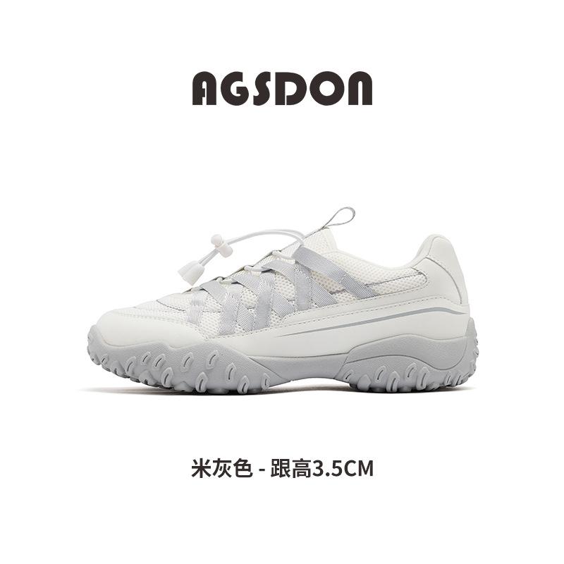 Augusteng outdoor sports shoes new autumn hiking and leisure dad Dexun shoes mountaineering 34