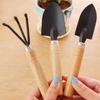 Garden Planting Tool Set: Flower, Vegetable, and Potted Plant Shovel Trio