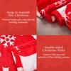 Christmas Throw Blanket Soft Flannel Christmas Blanket  Warm Plush Holiday Decor Throw - Winter Cozy Present Throw for Couch