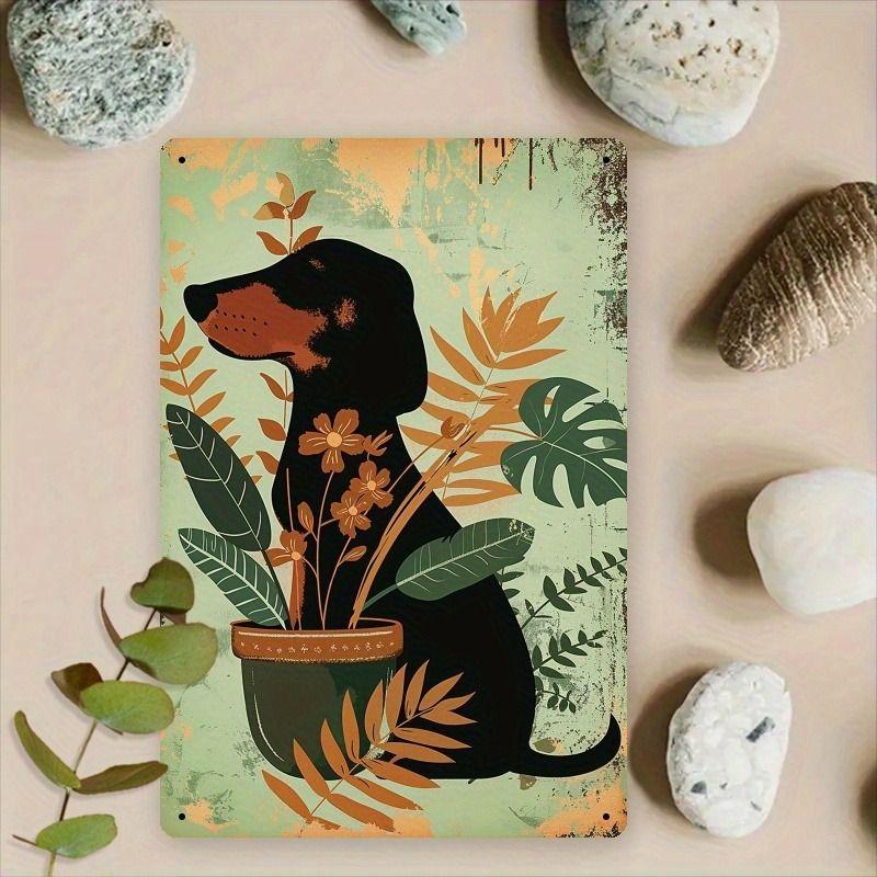 Spring Metal Sign Easter Wall Decor Tin Plate