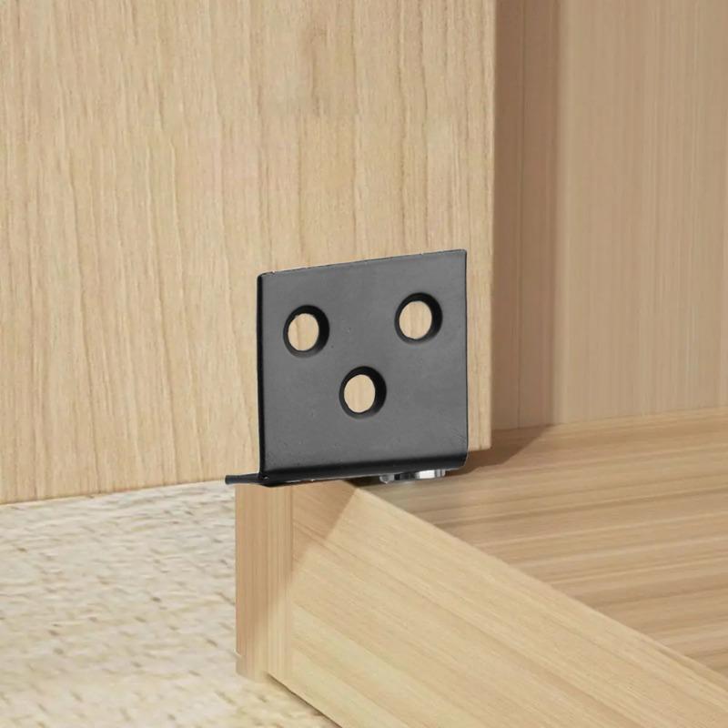 Moderne Verdeckte Scharniere aus gebürstetem Metall - Unsichtbarer Schranktürdrehpunkt für Holzpaneelschränke, Bündig montierte Halterung, Auf- und Ab-Türmechanismus