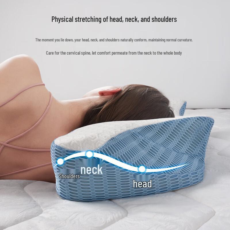 OLOMM Butterfly-Shaped Memory Foam Neck Support Pillow