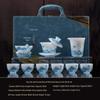 Ice Jade Porcelain Kung Fu Tea Set