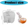 Decorationative Silicone Mould for Rabbits in Eggs Shell Designs Great for Holiday Parties Craft and Decoration