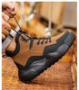 Men's Lightweight Steel Toe Safety Shoes: Anti-Smash, Anti-Puncture, Breathable, Fashionable, and Wear-Resistant Work Footwear.