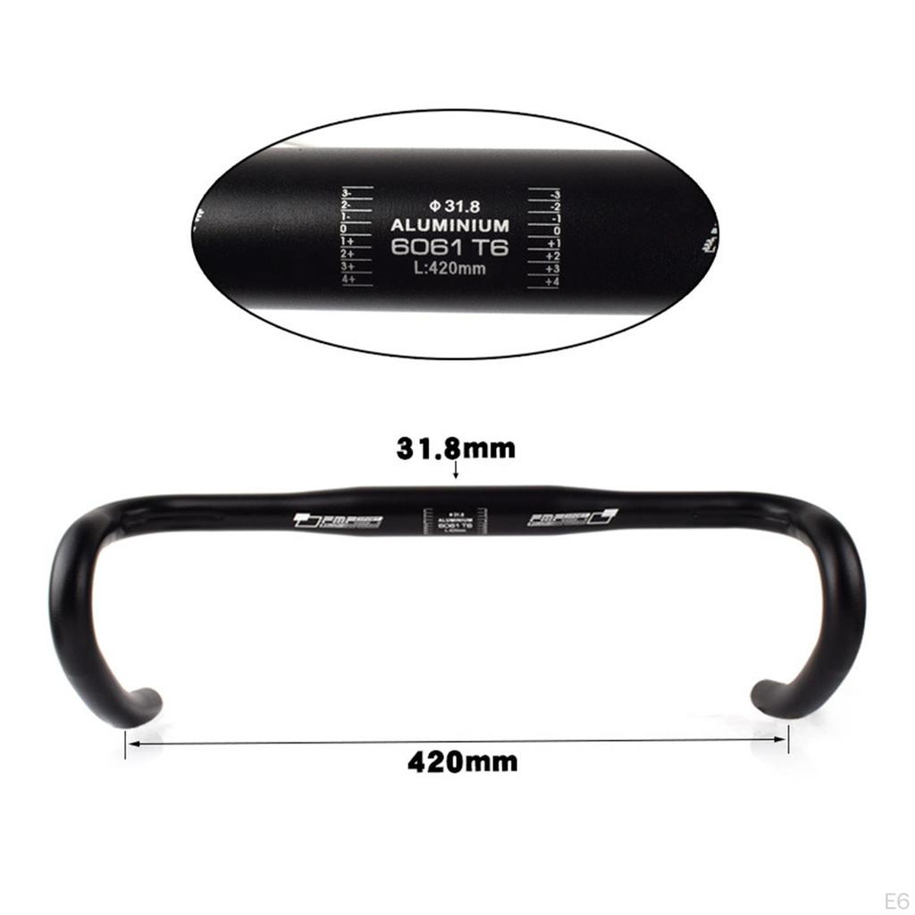 Liga de Alumínio 6061 Guidão de Bicicleta Guidões Curvos Bicicleta Montanha