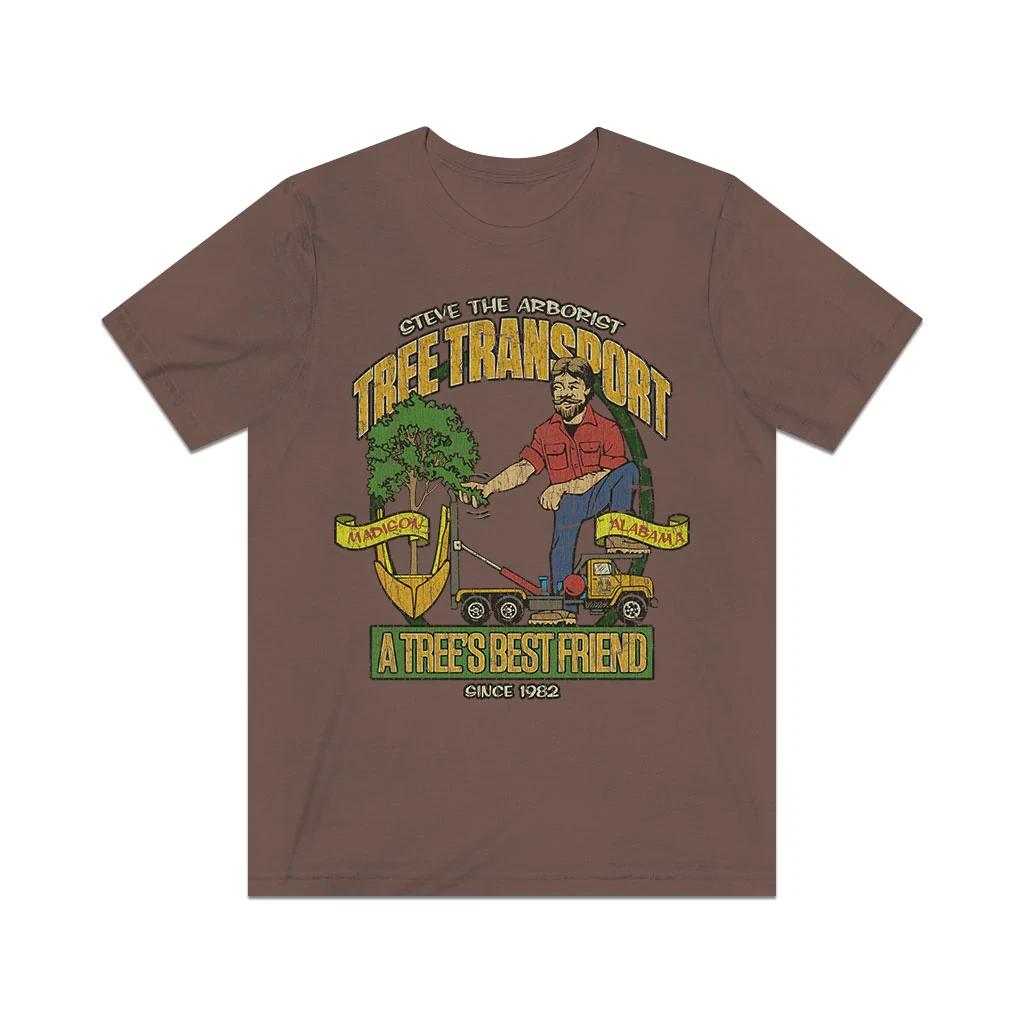 

Steve The Arborist Tree Transport 1982 Vintage Men s T shirt XL