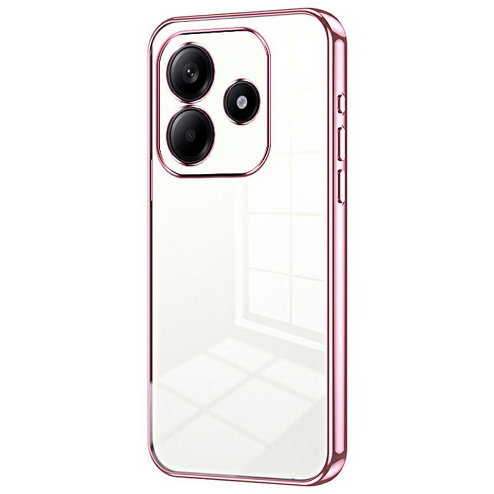 For Xiaomi Redmi Note 14 5G Case Electroplating Frame Soft TPU Phone Cover