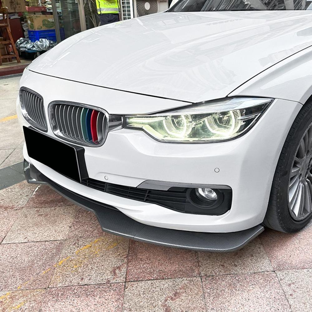 Labio Splitter Chin Spoiler Delantero Para BMW Serie 3 F30 F31 2013-2019 Parachoques Estándar Kit de Carrocería de Modificación Exterior Accesorios