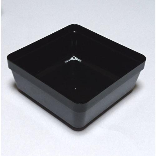 Wakaizumi Lacquerware Jubako Dividers, 6.5-inch Jubako Box Dividers for 4 Cores (Medium), Black, 4 Pieces, H-153-27A