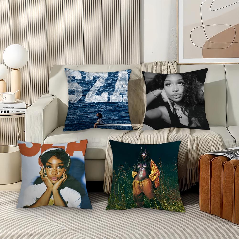 Singer Sza Sos Pillow Case Office Cushions Suitable For Sofa Car Bedroom Decorative Cushion Cover