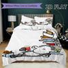Sheepworld Pattern Bedding Uilt Set Uilt Cover Pillowcase Home Decoration Birthday Gift (1 * Duvet Cover + 2 * Pillowcase  Without Core)