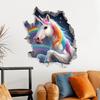 Unicorn Wall Sticker Self Adhesive Decal for Bedroom Living Room Study Nursery Kids Room Wall Decor