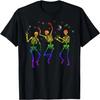 Halloween Dancing Skeletons LGBTQ Gay Pride T-Shirt