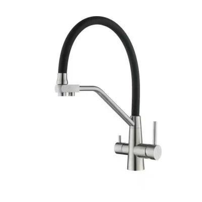 TLXT Stainless Steel Hot and Cold Kitchen Faucet