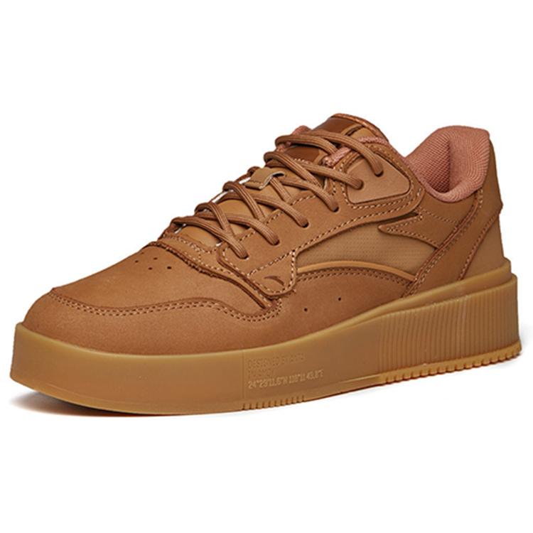 Anta Synthetic Leather Low top Balance Lightweight Abrasion Resistant Slip Resistant Support Skateboard Shoes Men's 112148073-2