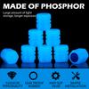 12pcs Luminous Tire Valve Caps Car Motorcycle Bicycle Wheel Tyre Hub Night Glowing Caps Tire Valve Stem Cover Fluorescent Decor Valve Stems 1