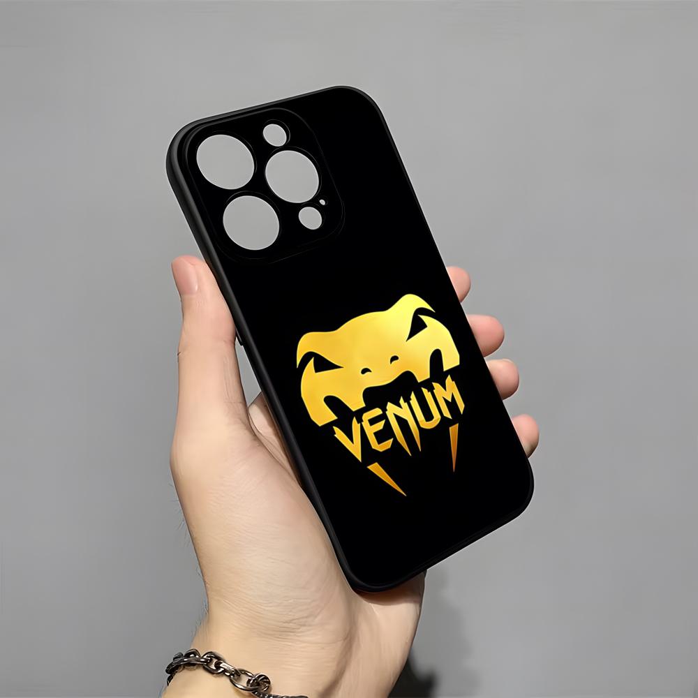 

V-Venum Phone Case For 16 Pro Max Iphone 15 14 Pro Max 13pro 11 X Xs Xr 8 7Plus Silicone Cover iPhone 15 Pro Max